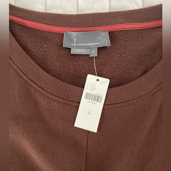 Anthropologie cropped sweatshirt size XS - Picture 2 of 6